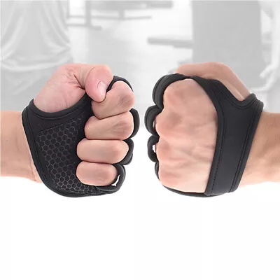  Gloves For Working Out Biking Exercise Fingerless Breathable • $9.68