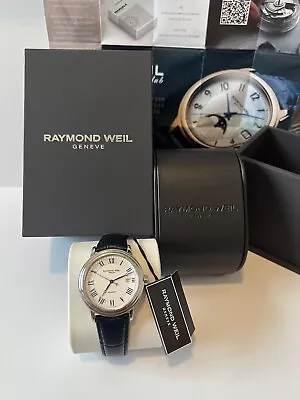 RAYMOND WEIL Maestro Silver Dial Men's Automatic Watch - 2837-STC-00658 NEW • $449.99