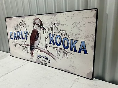 Metters Early Kooka Stove Heavy Duty Sign 810 X 380 Mm Windmill Pump • $109.99