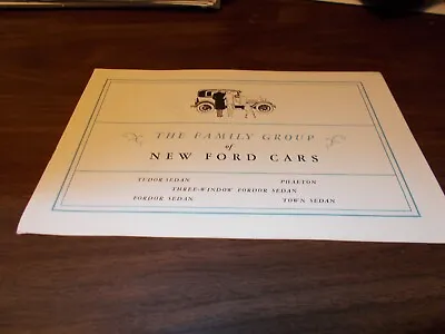 1929 Ford Model A  Family Group Of New Ford Cars  Sales Catalog • $30