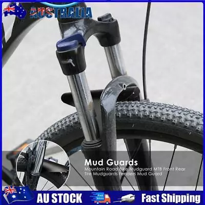 AU Mountain Road Bike Mudguard MTB Front Rear Tire Mudguards Fenders Mud Guard • $7.91