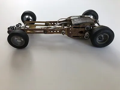 VINTAGE BUZCO 1/24 SCALE CHASSIS W/KEMTRON MUSTANG MOTOR Resto Started RUNS GOOD • $29