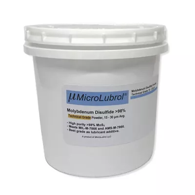 10LB MicroLubrol Molybdenum Disulfide 98% Technical Grade Powder 3 - 4 µm Fisher • $449