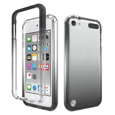 For Ipod Touch 7 6 5th Dual Layer Gradient Shockproof Full Body Clear Case Cover • $5.99