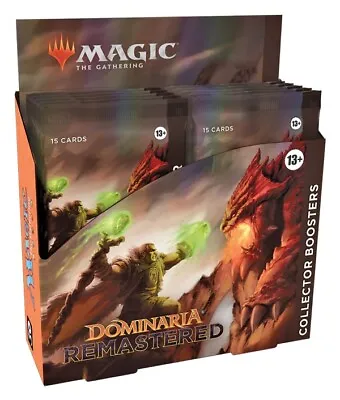 MTG Dominaria Remastered Collector Booster Box New Factory Sealed • $295