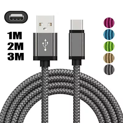 USB C Type C Charger Cable Fast Charging Lead For Samsung S8 S9 S10 S20 S21 Plus • $4.56