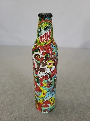 Collectible Mountain Dew Green Label Art Aluminum Bottle New Unopened  • $10
