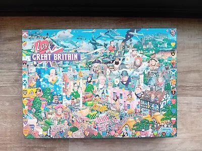 1000 Piece Jigsaw Puzzles Gibsons - I Love Great Britain By Mike Jupp G469 • £1.20