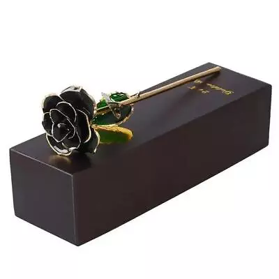 Blooming Lacquered 24k Gold Roses Plated Real Rose Birthday Valentine's Day Gift • $27.76