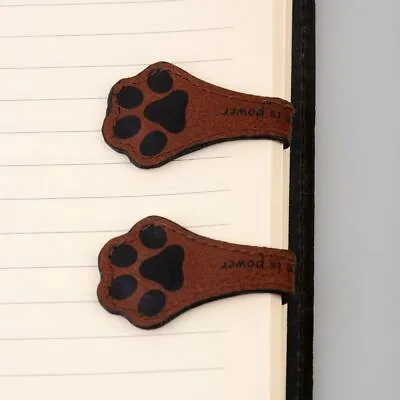 Handmade Magnetic Bookmark Dog Paw Page Divider Vintage Paper Clip  Gift • £3.90