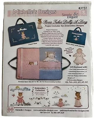 Michelle’s Designs Rosie Takes Dolly A-Long #3721 10 Embroidery Designs CD • $39.95