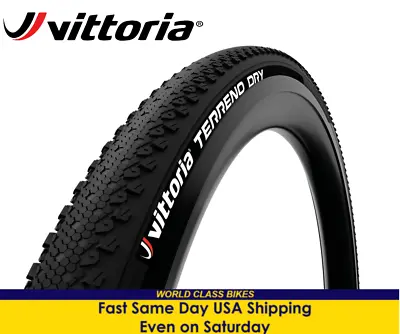 Vittoria Terreno Dry 700x38c / 40-622 Folding Gravel Bike Tire  Black Not TLR • $40.99