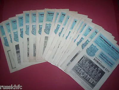 1966/67 Tottenham Home Programmes Choose From List (1967) • £1.99