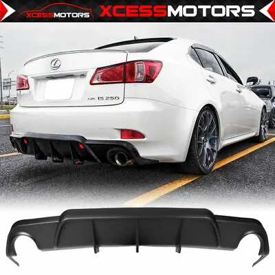 Fits 06-13 Lexus IS250 IS350 DMR Style Rear Bumper Lip Diffuser Unpainted PP • $76.40