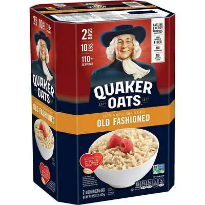 Quaker Oats Old Fashioned Oatmeal{ 5 Lbs 2-count - Total 10 Lbs} • $19.78