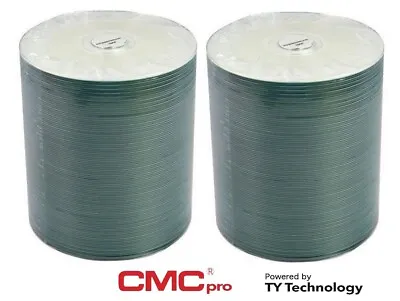 200 Genuine Taiyo Yuden JVC CMC PRO PRINTABLE Blank CD-R 48x 52X 80min CD Discs • £61.99