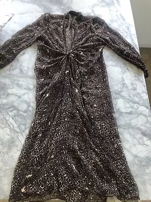 $75 • Buy Scanlan Theodore Silk Dress Size 10