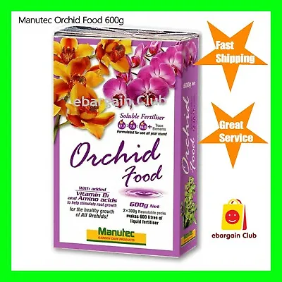 $28.99 • Buy Manutec Orchid Food Soluble Fertiliser 600g