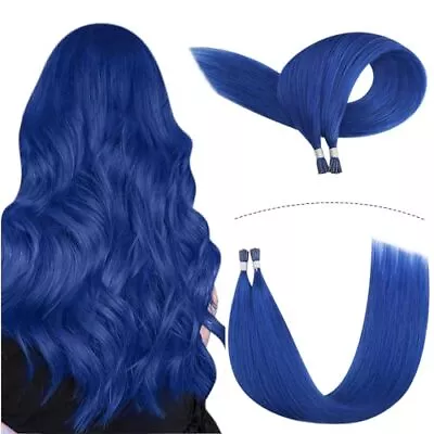I Tip Hair ExtensionsYoungSee Itip Hair Extensions Real Human Hair Blue I Tip... • $54.53