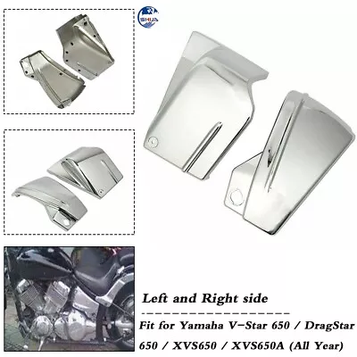 $31.98 • Buy Chrome ABS Battery Side Cover Fit For Yamaha V-Star 650 / DragStar 650 / XVS650