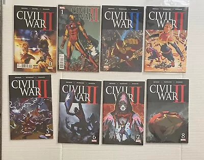 Marvel Civil War 2 0-3 4-8 Civil War 2 Lot 8 Comics Marvel Lot Civil War • $30.99