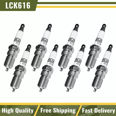 1991-2002 Chev 5.7l 5.0l Set Of 8 Spark Plugs Oem Ac Delco Free Shipping New • $57.14