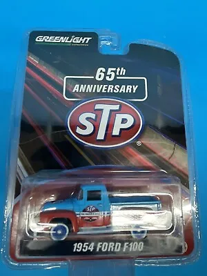 1954 Ford F100 STP 65 Years Anniversary 1:64 Greenlight 27940A • $30