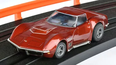 AFX Mega G+ 1970 Corvette LT1 Red Metallic Clear Collector HO Slot Car #22038 • $33.29