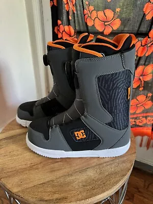 DC Phase Boa Snowboard Boots Mens Size 9 Grey/Orange New 2024 FREE SHIPPING • $165