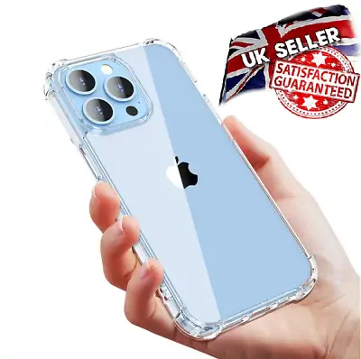 Case For IPhone 15 14 Pro Max Plus 13 11 12 XR 7 8 SE Shockproof Cover Silicone • £1.99