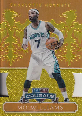 2014-15 Panini Excalibur Crusade Orange Die-Cuts Card #13 Mo Williams /60 • $6