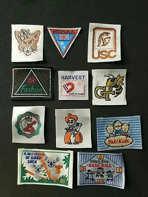 Vintage Clothes Tags Labels Never Used Lot Of 11 HarvestMOKAAGT NOS Bin 202 • $22.99