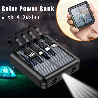 4000000mAh Mini Solar Power Bank 4 Outputs USB Portable Charger For Cell Phone • $16.99