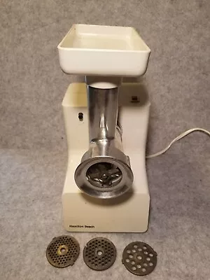 Vintage Hamilton Beach Gourmet Center Meat Food Grinder #229 Kitchen Appliance • $24.97