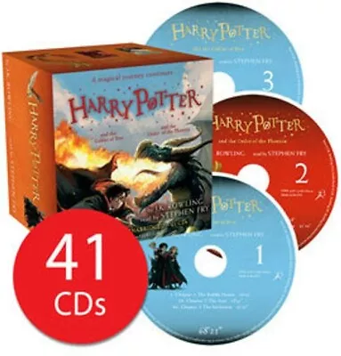 Harry Potter Audio Book Box Set Cd 4-5 Audio Collection Box Set New And Sealed  • £84.99