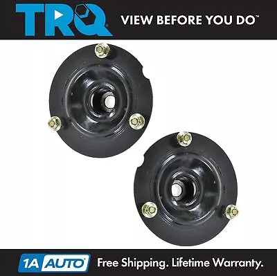 TRQ Front Upper Strut Shock Mounts Pair Set For BMW E30 E34 3 & 5 Series • $54.95