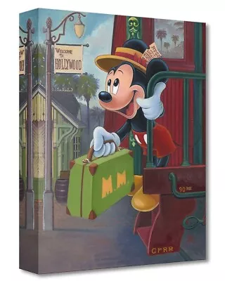 Mickey Mouse Train Disney Fine Art Bret Iwan Ltd Ed TOC Canvas Print Track 28 • £144.57