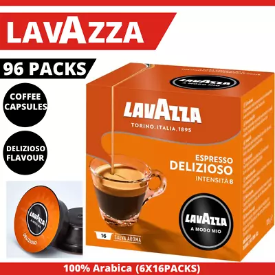 Lavazza Coffee Pods 96 Pack Espresso Delizioso Capsules Sweet Smooth & Strong  • $64.99