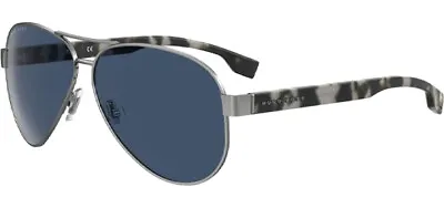 Hugo Boss Men's Ruthenium Aviator Sunglasses - B1241S 06LB KU • $49.99
