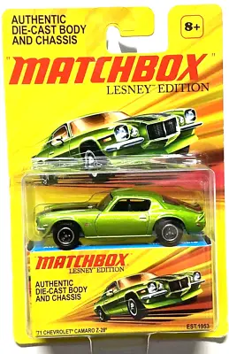 2011 Matchbox Lesney Edition '71 Chevrolet Camaro Z-28 GREEN • $24.98