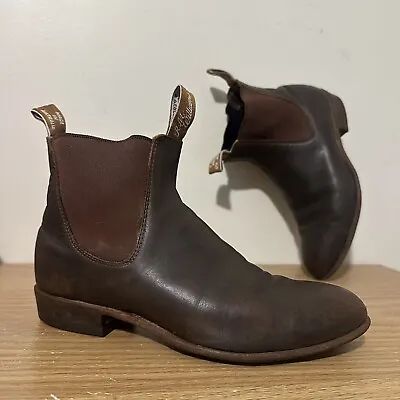R M WILLIAMS Comfort Craftsman Boots Brown Leather Woman’s  SIZE 7.5  ( 5 G) • $185