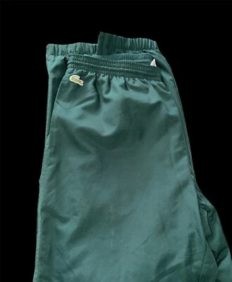 £135 • Buy Men's Lacoste Emerald Green Tracksuit Bottoms Size L