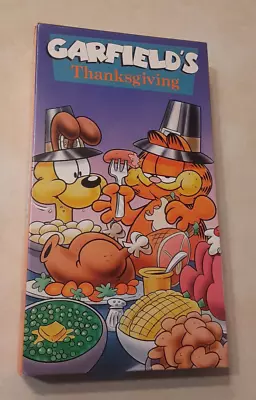 Garfield's Thanksgiving VHS 1989 CBS Video/Fox Video VERY GOOD Holiday Special • $16.99