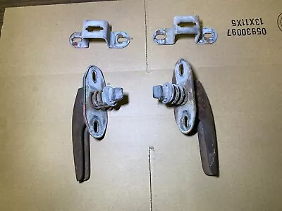 1961 1962 1963 Ford UNIBODY Tailgate LATCH RELEASE HANDLES Original Pair 292 312 • $199.99