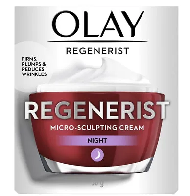 $25.95 • Buy Olay Regenerist Advanced Anti-Ageing Micro-Sculpting Night Face Cream 50g