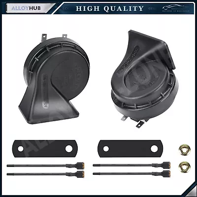12v Auto Horn Kit High/Low Tone Black For Truck Car Motorcycle Pickup RV SUV MPV • $18.99