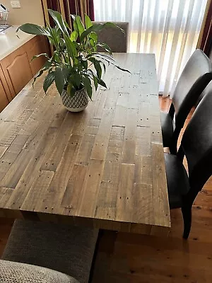 $800 • Buy 6 Seater Timber Dining Table, Chairs & Bench Seat