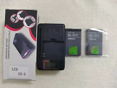 $15 • Buy BL-5CT BL 5CT  Battery AND CHARGER FOR Nokia 3720 3720C 5220 5220XM 6330 6303i 