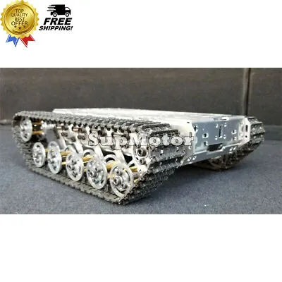 RC Tank Chassis Metal Tracked Robot Chassis Smart Robot Car Disassembled • $128.50