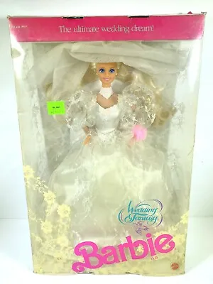 Nib Barbie Doll 1989 Wedding Fantasy Bride  • $19.99